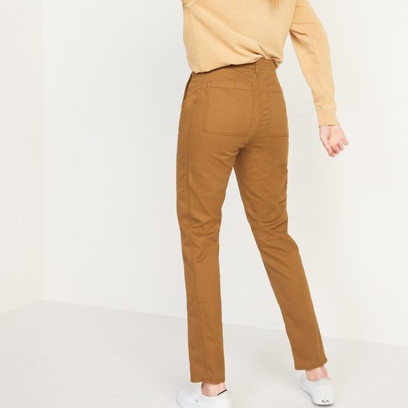 Old Navy O.G. Women's High-Waisted Straight Chinos For Women New - Picture 6 of 8